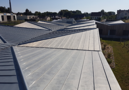 Oust marest Entreprise couverture boclet Picardie zinc aluminium pose toiture toit bâtiment maison logement